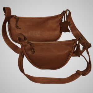 Lumengin Extra and Half Moon cross-body bags on soft grey - Crossbody Bags category